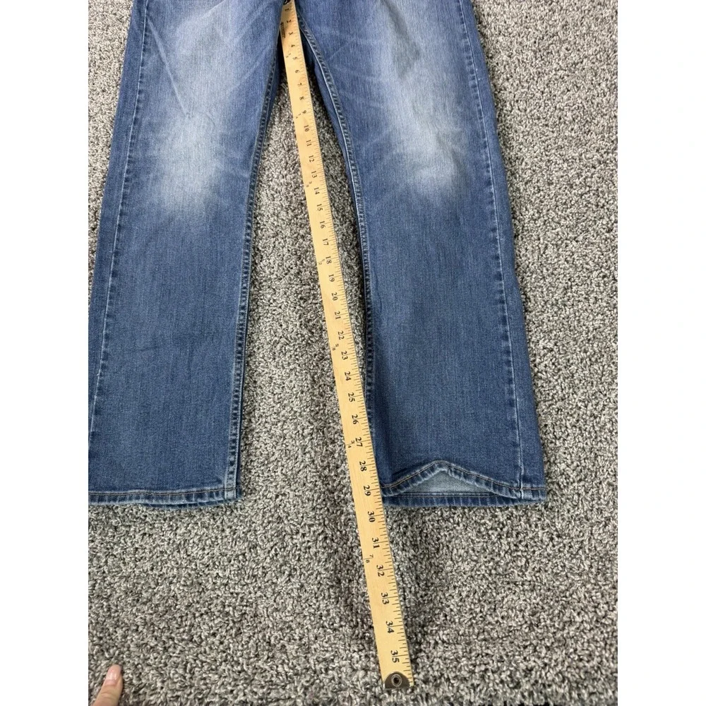 Levis 513 Slim Straight Jeans Men's Size 38X30 Blue